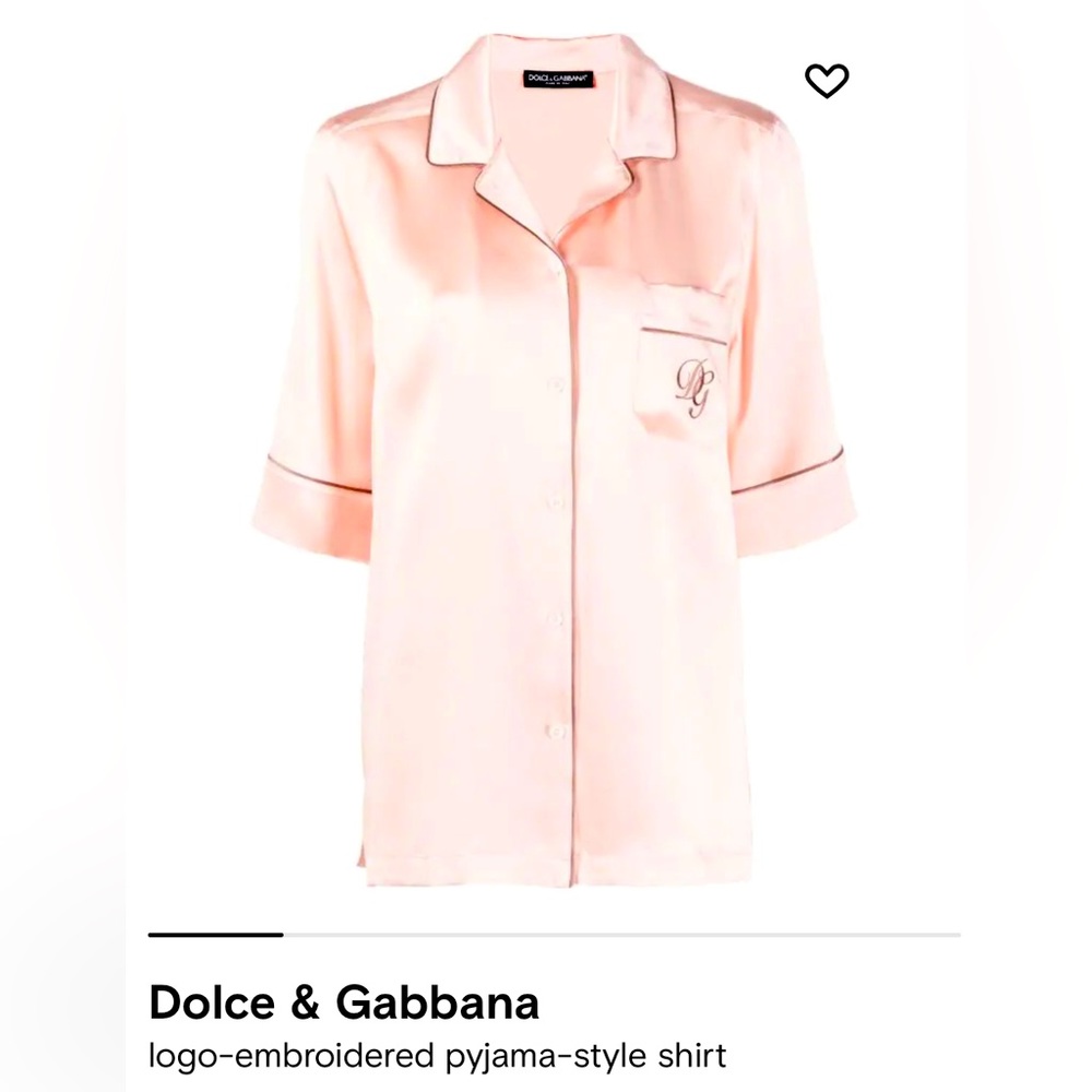 Brand New Dolce & Gabanna Silk Shirt ❤️‍🔥